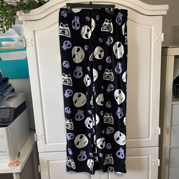 Disney Tim Burtons The Nightmare Before Christmas Sleep Pajama Pants Black XL - Picture 1 of 9